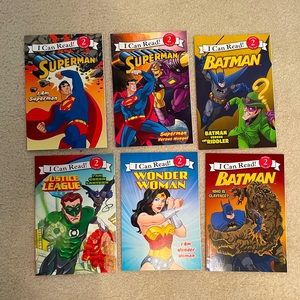 Set of 6 ‘I Can Read’ level 2 Super Heroes